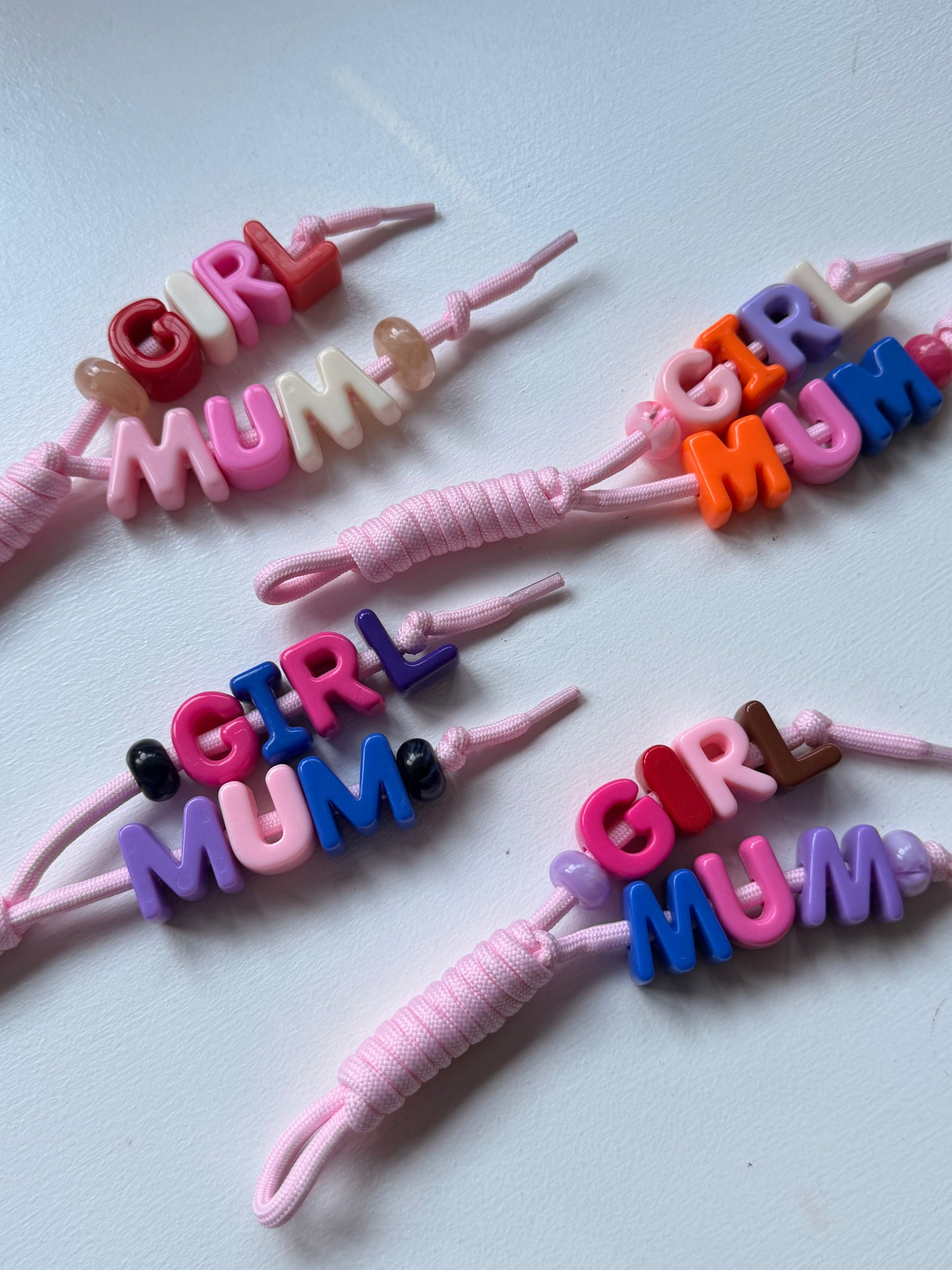 Personalised Alphabet Charm - GIRL MUM