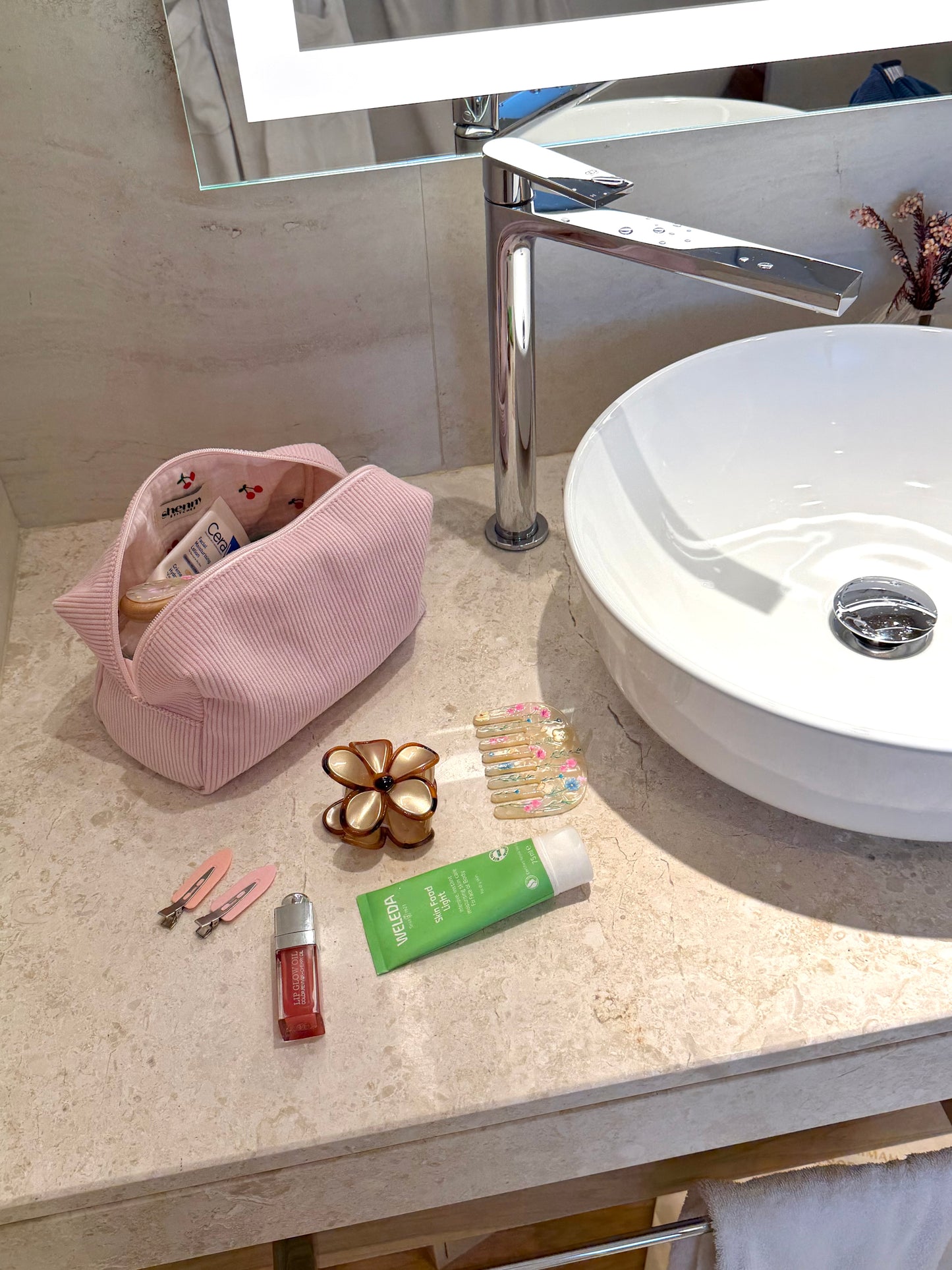 beauty bag - sweet hearts