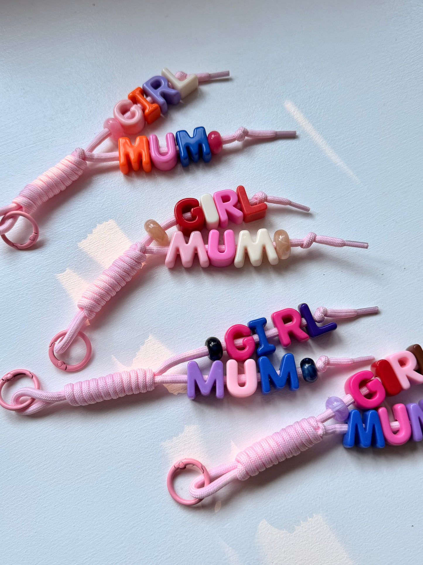 Personalised Alphabet Charm - GIRL MUM
