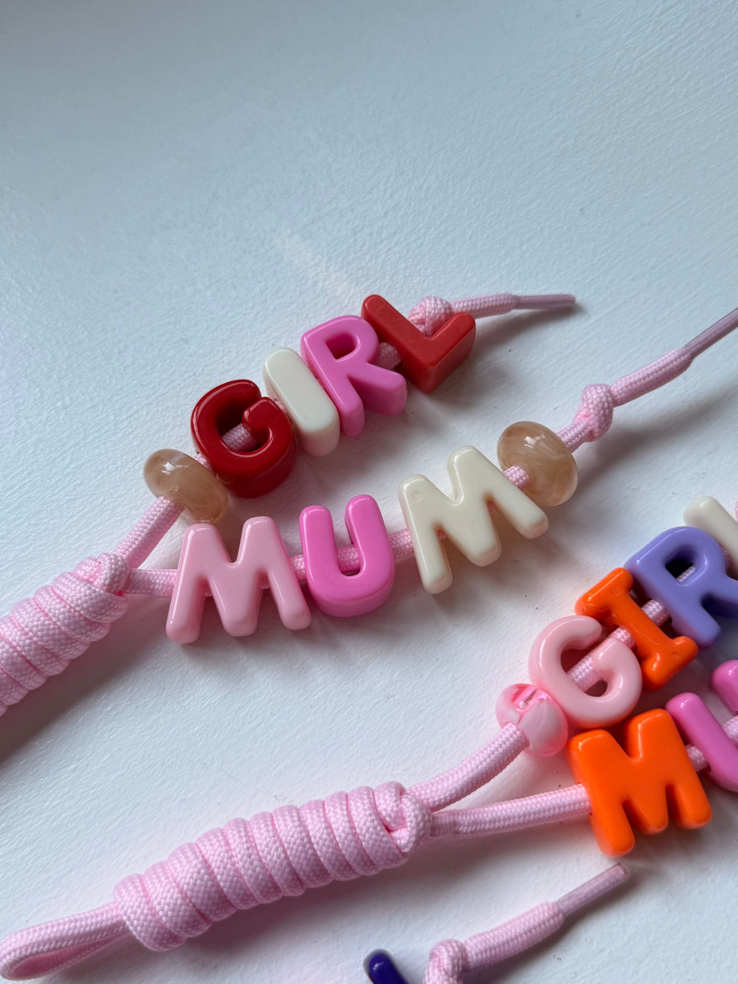 Personalised Alphabet Charm - GIRL MUM